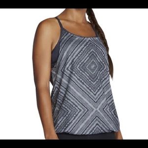 Gray Fabletics Workout Top